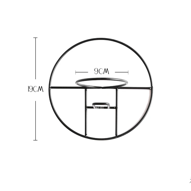 Геометрическая в нордическом стиле золотистые железные Art белая керамика стены