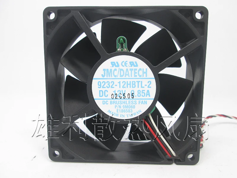 

Free Delivery.9032 9232-12HBTL-2 12V 0.85A Temperature Controlled Fan 92 * 32mm 9CM