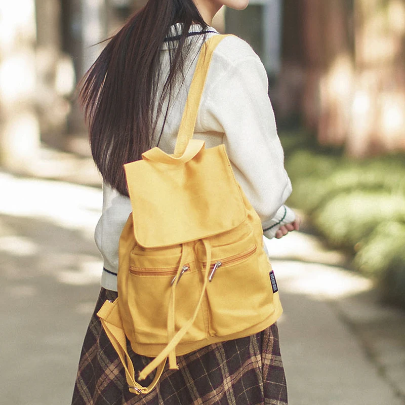 Повседневная Холщовая Сумка на плечо женский рюкзак школьные сумки для девочек