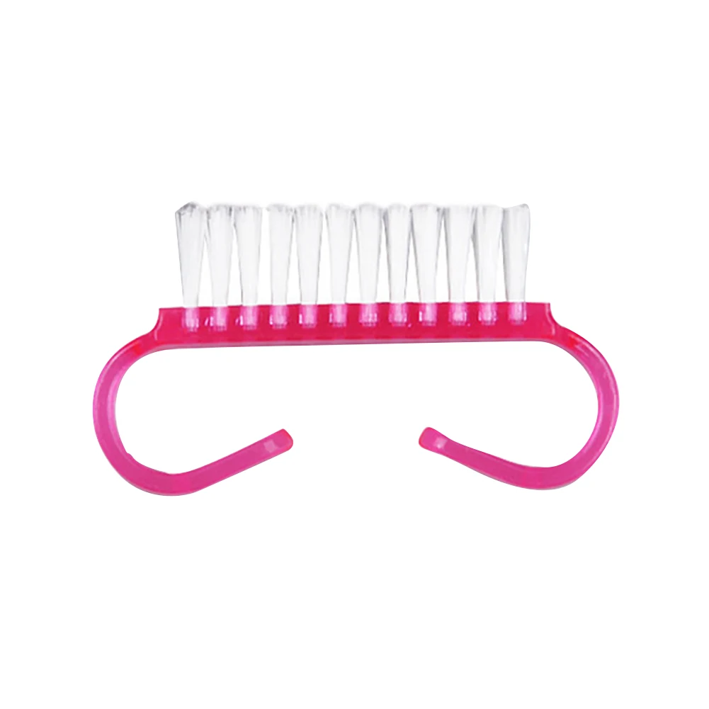 Щетка для очистки ногтей от пыли маникюра и педикюра маленькие прозрачные