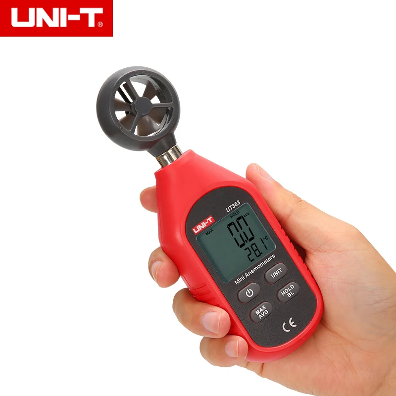 UNI T UT363 UT363BT UT363S измерители скорости ветра карманные анемометры скорость
