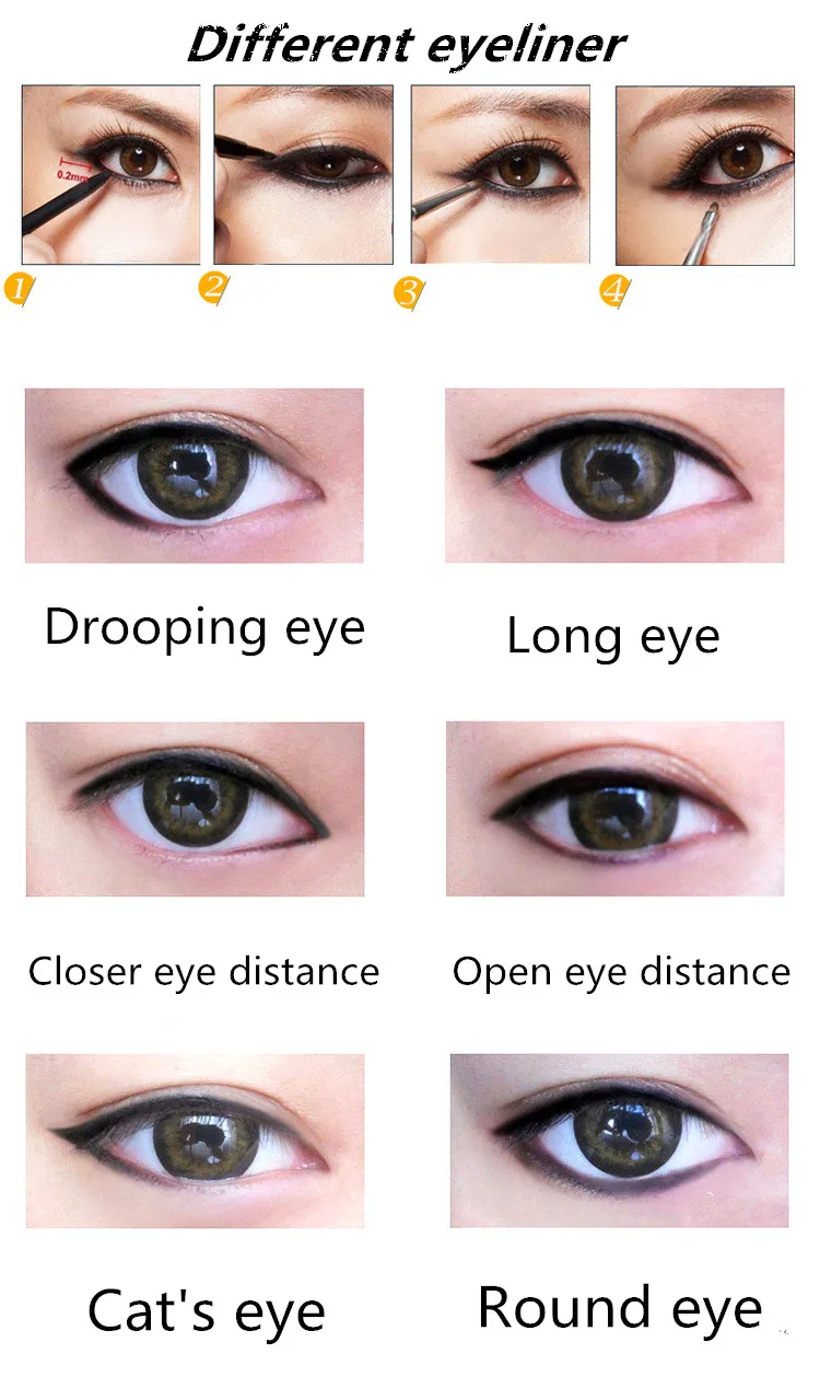 Бренд Advanced Feather Black подводка-гель для глаз Подводка для глаз Вспышка матовый стойкий водонепроницаемое противообрастающее покрытие макияж для глаз 24 часа без макияжа