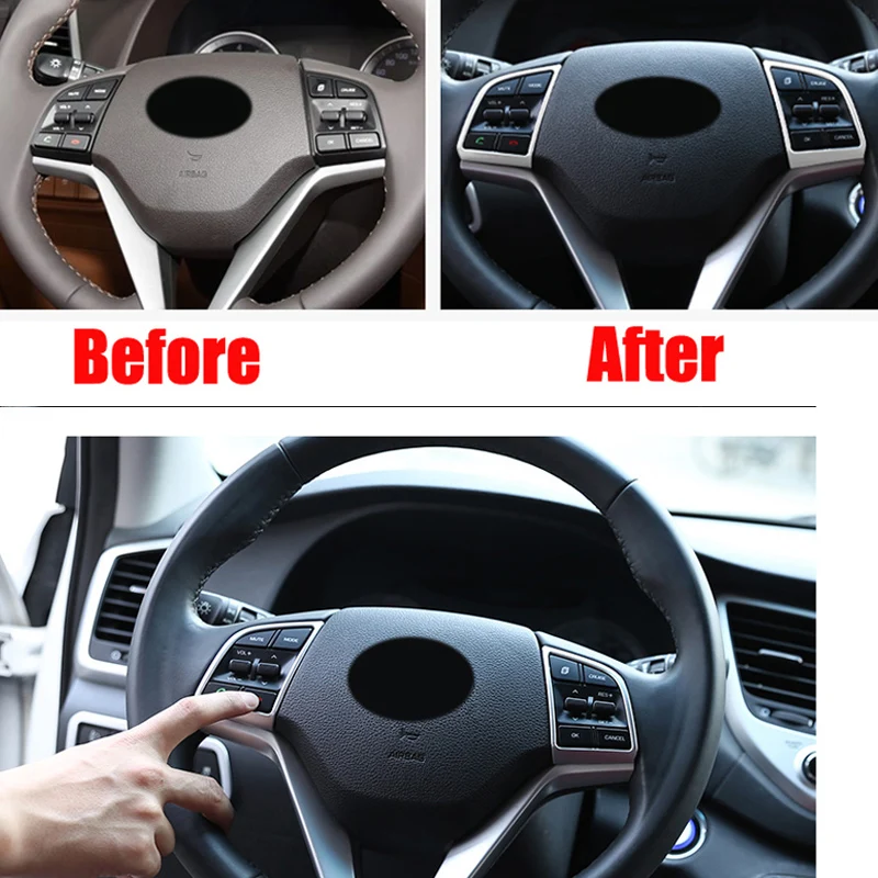 Автомобильные аксессуары из нержавеющей стали для Hyundai Tucson 2015 2016 2017 2018 |