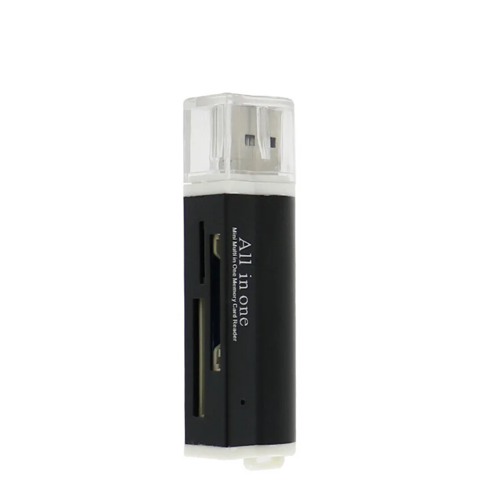 Кардридер Многофункциональный 4 в 1 Micro USB 2 0 карта памяти Адаптер для SD SDHC TF M2 MMC MS PRO