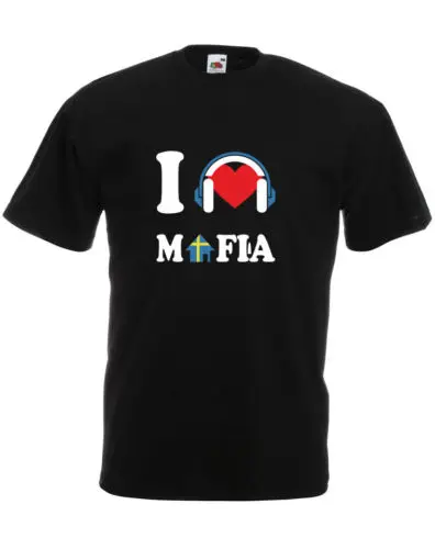 Футболка I Love Шведский Дом мафия Мужская футболка с принтом шведского дома мафии