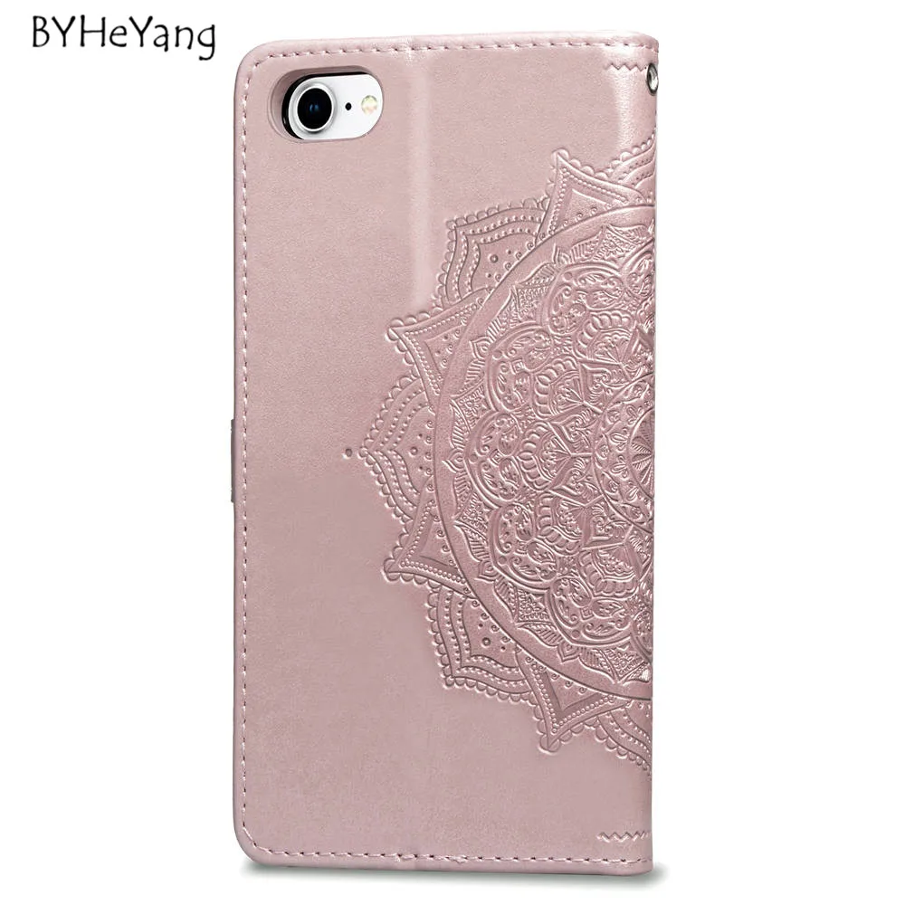 BYHeYang чехлы для iPhone 7 iPhone7 чехол кошелек подставка Apple 8 iPhone8 флип искусственная кожа