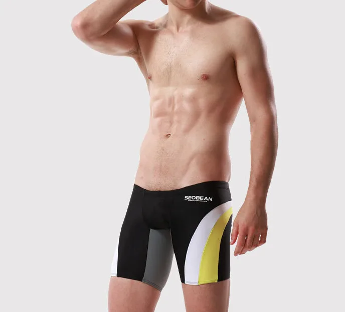 Swimwear Swimsuit Swim Men Bathing suit swimming trunks Beach Wear Briefs Shorts Drawstring Boxer Body Suit Jammers Green Black | Спорт и