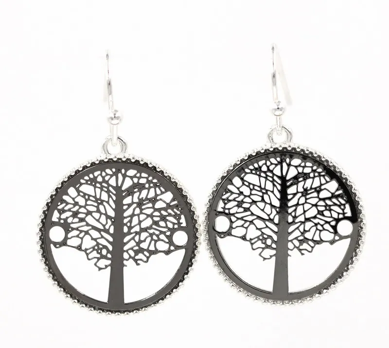 Женские маленькие круглые серьги капли Tree Life|earrings for|dropping earrings for womendrop |