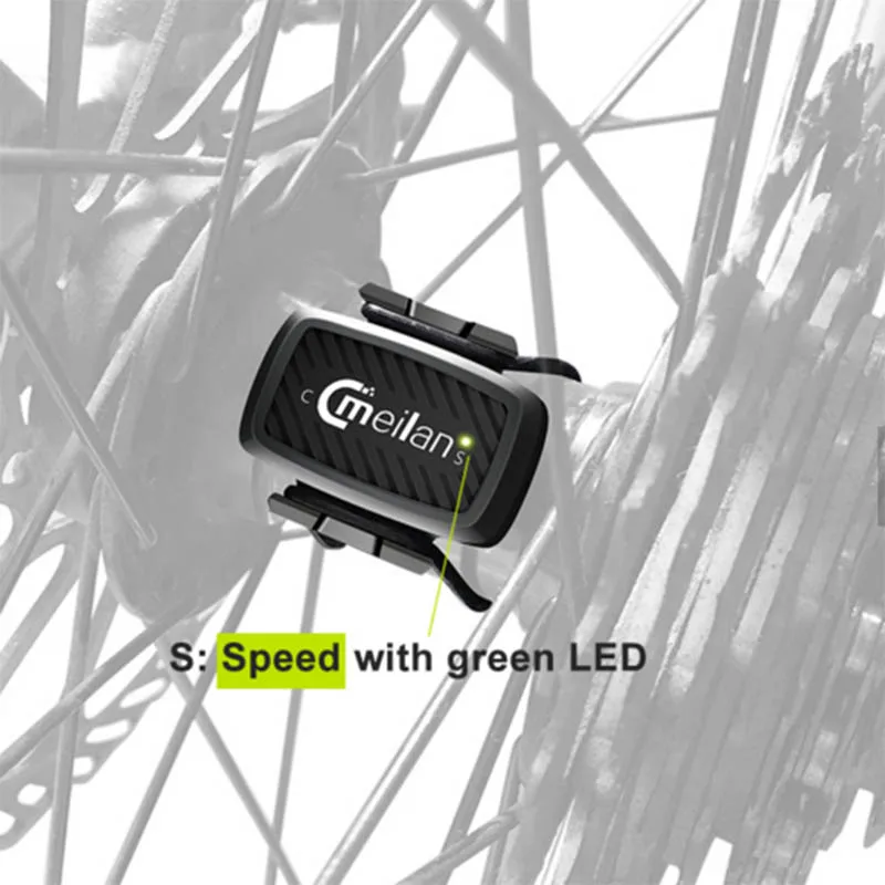 Аксессуары для велосипеда датчик спидометра Bluetooth 4 0 ANT indoor Spinning Cadence training Meilan
