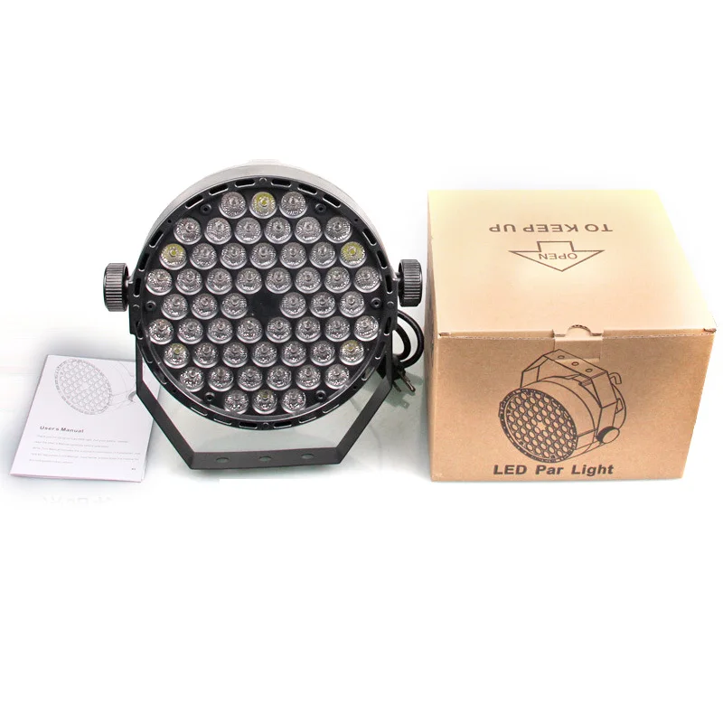 Светодиодный прожектор RGBW 54 Вт оборудование для диско мойки 8 каналов