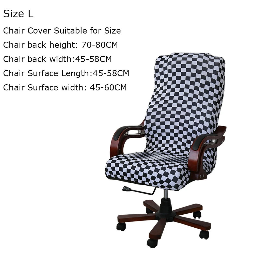 Эластичный чехол для офисного кресла из спандекса защиты вращающегося