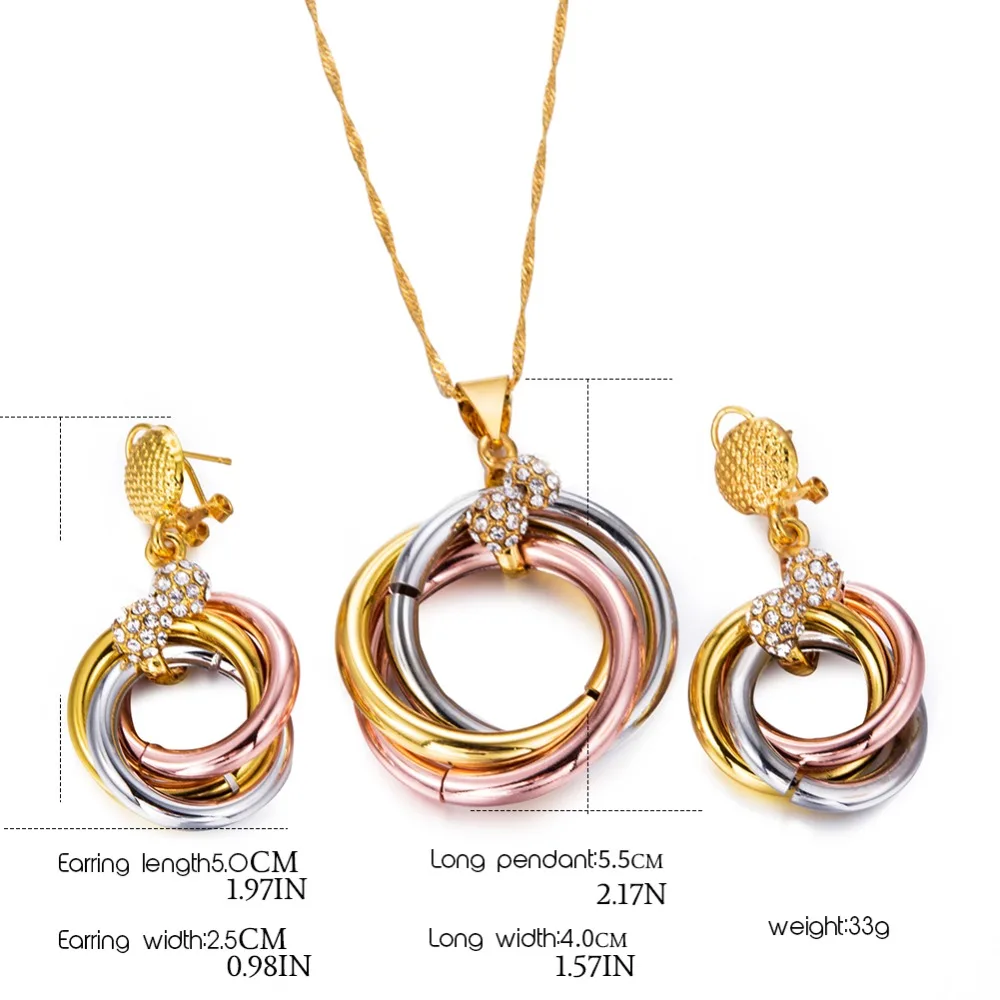 WANDO новые комплекты ювелирных украшений ожерелье/серьги (легкий вес) в стиле