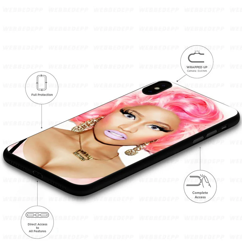 WEBBEDEPP Rap Singer Nicki Minaj Soft Case for Xiaomi Mi 9T 9 8 SE 6 A1 A2 A3 Lite MiA1 MiA2 MiA3 F1 MAX 3 Mi8 CC9E CC9 |
