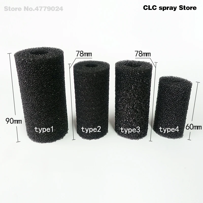 

4type can be choose Sponge Aquarium Filter Protector Cover For Fish Tank Inlet Pond Black Foam Aquarium Filters Accessories