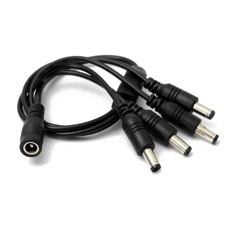 Разветвитель питания LOFAM 10 шт./лот высококачественный кабель с 1 на 4 разъемами