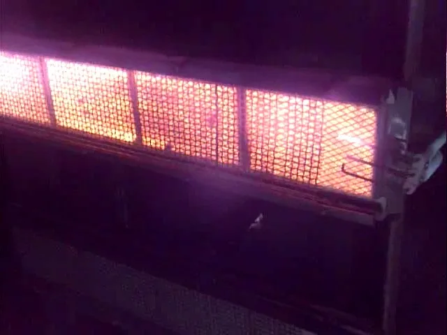 Промышленная чугунная инфракрасная газовая керамическая горелка LPG / NG IR для