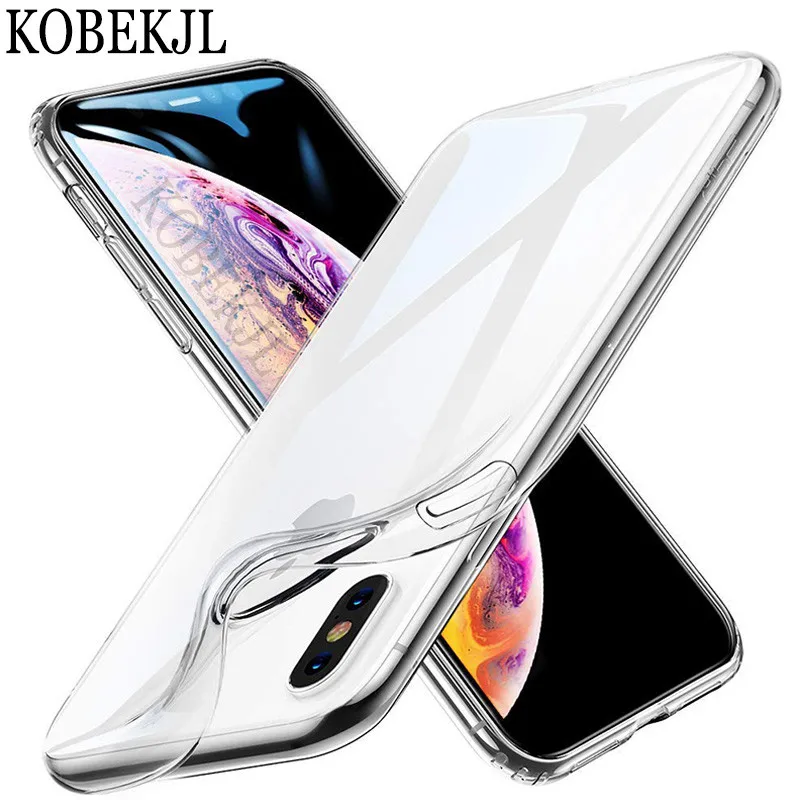 Прозрачный чехол для iPhone XS Max Мягкий силиконовый из ТПУ X XR XSMax|Бамперы| |
