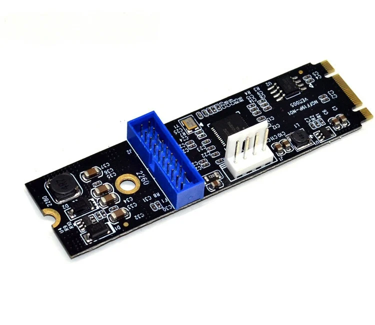 Новинка 2018 адаптер NGFF M.2 на USB карта преобразователя 19Pin 20Pin 1 порт|Компьютерные