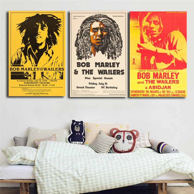 Боб Марли и вайлеры холст плакаты принты настенная живопись декоративная