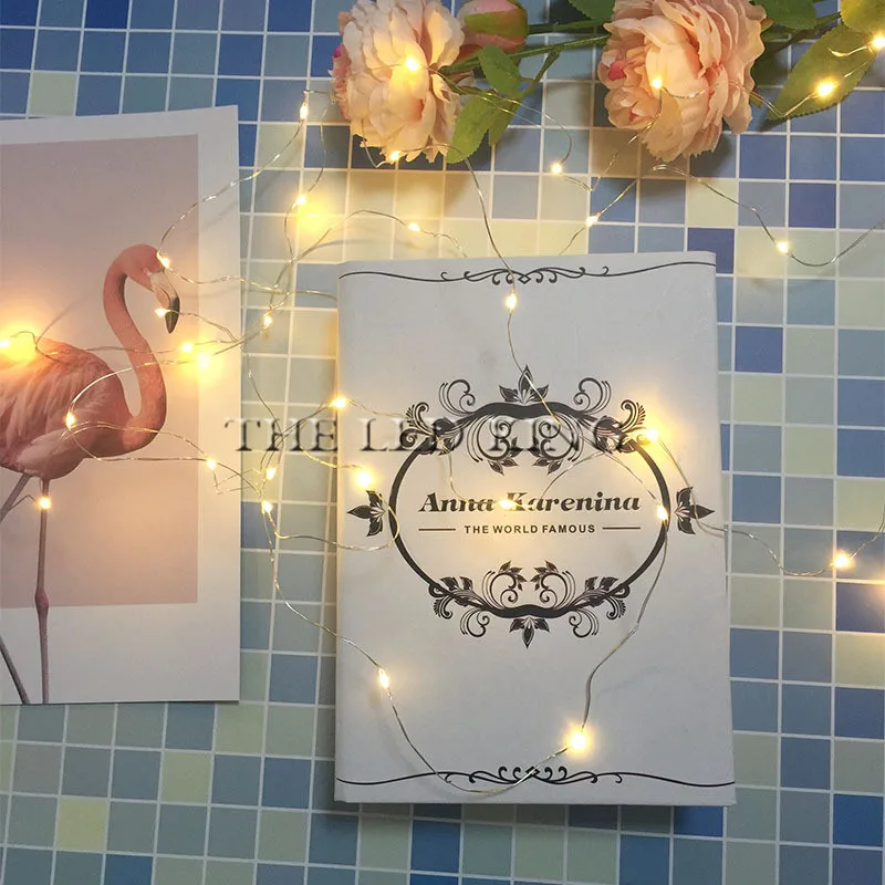 Светодиодная светильник рлянда из серебристой проволоки гирлянда с теплым белым