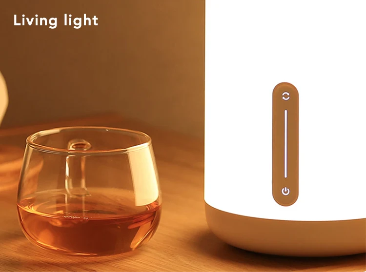 Xiaomi Mijia прикроватная лампа Bluetooth 4,2 BLE WiFi соединение сенсорное управление 300Lm 16 миллионов RGB цвет 10 Вт 1700k~ 6500k 100-240V