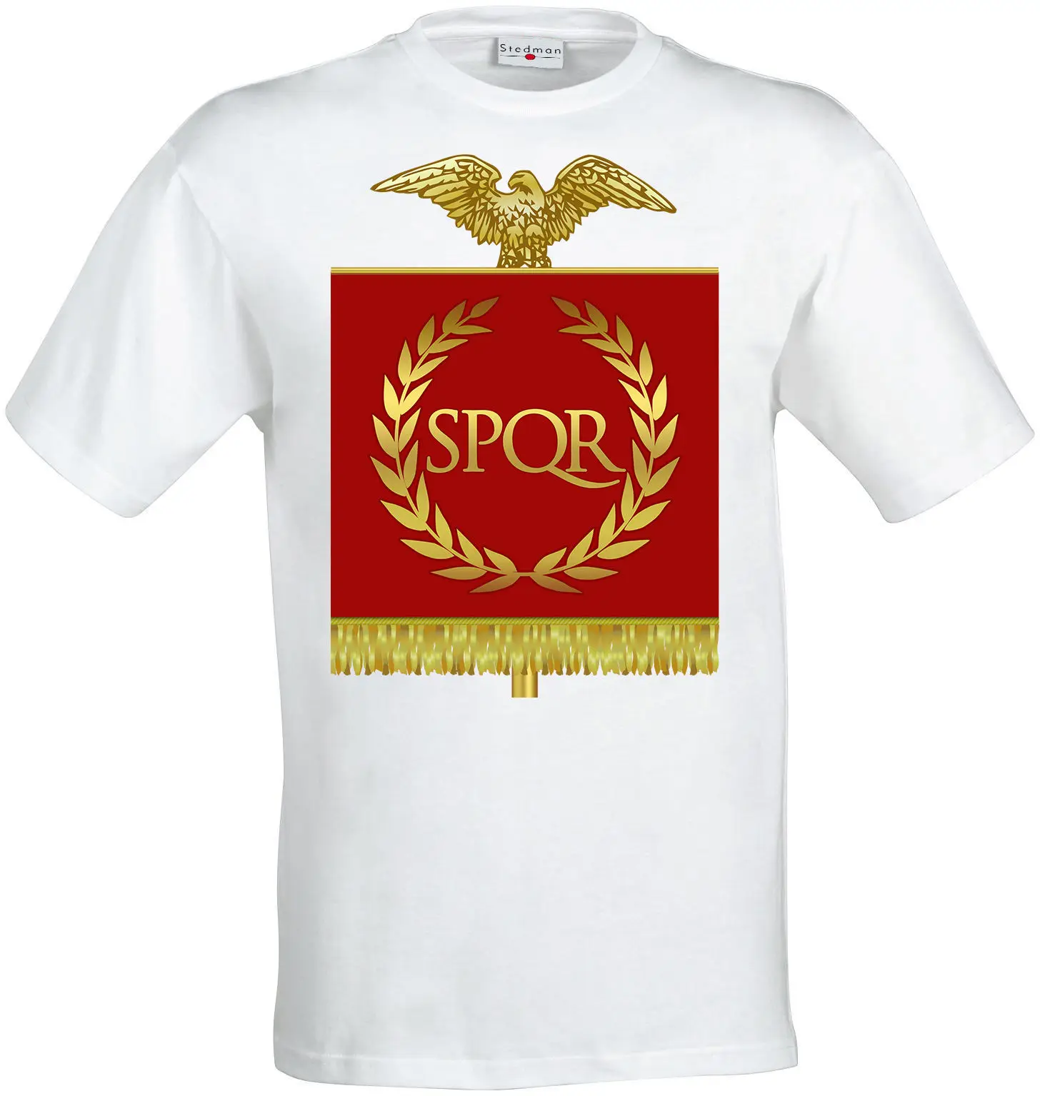 SPQR Римская Империя Красный баннер произведение искусства Мужская (женская в