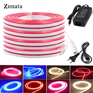 Неоновая светодиодсветильник лента XUNATA, 12 В, 120 светодиодный s, 6 х12 мм, SMD2835, водонепроницаемая, гибкая, мягкая, неоновая, для декора