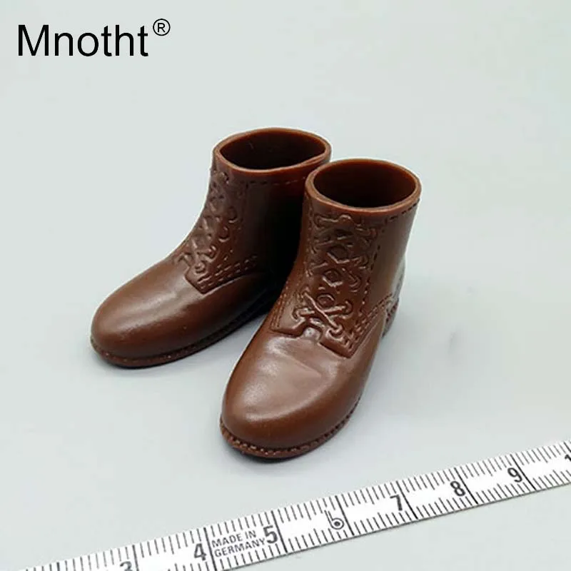 

Обувь из коричневой кожи в стиле армии США во время Второй мировой войны модель 1/6 года, обувь для мужчин-солдат, игрушки для 12 дюймов, коллек...