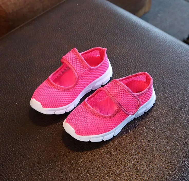 

2019 spring and summer candy color girls elastic single shoes children's student travel shoes net boys a pedal kids sneakers
