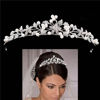 crystal bridal wedding tiaras and crowns bridal hair accessories wedding hair jewelry rhinestone tiara bride headpiece