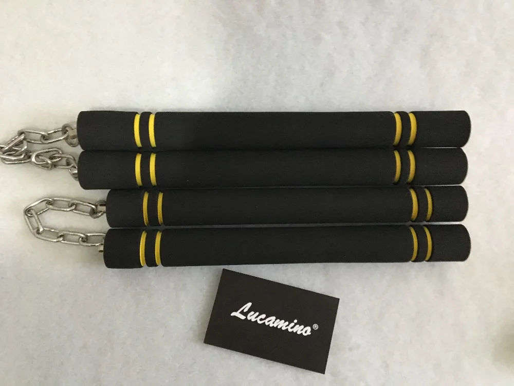 (2 шт./лот) Nunchakus боевые искусства ушу практика equi пена безопасности губка двойной