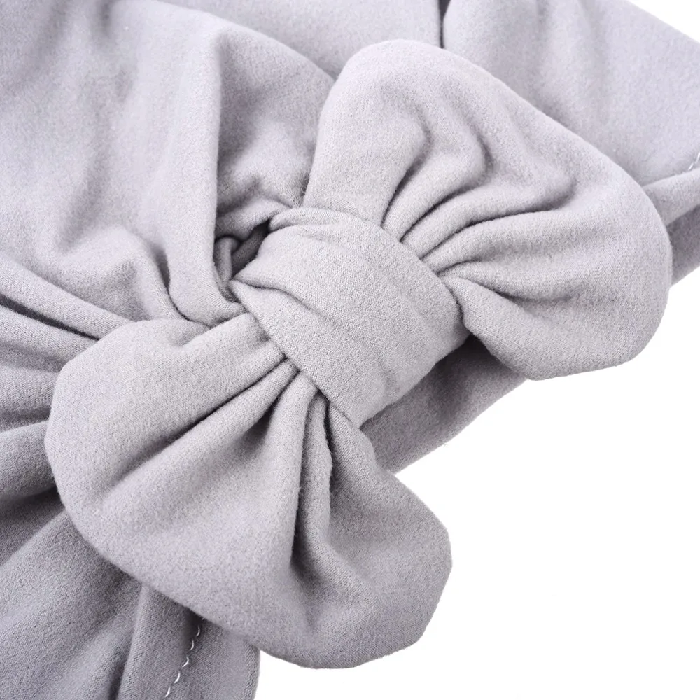 Miya Mona/Лидер продаж детская шапка большая модная с бантом Детская эластичная