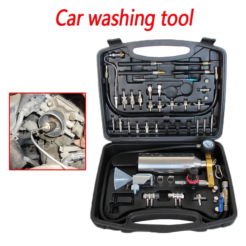 Автомобильная топливная насадка без разборки чистящая бутылка моющая машина