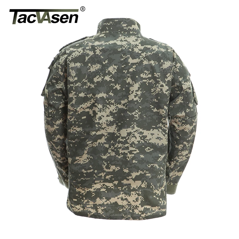 TACVASEN армейская Военная Униформа ACU камуфляж охотничья Тактическая Военная БДУ Боевая униформа армии США мужская одежда набор TD-WHFE-005