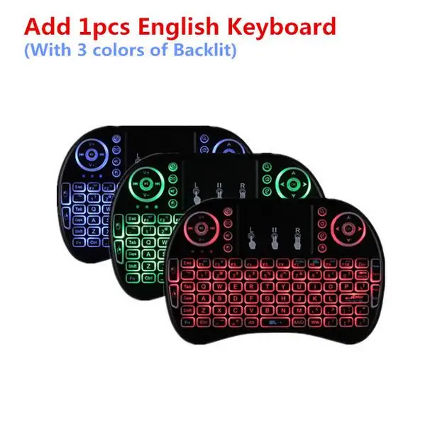 Add English Keyboard KuWFi Смарт ТВ Android 7,0 Смарт ТВ приставка Allwinner H6 4 ГБ DDR3 32 Гб EMMC приставка 2,4 ГГц+ 5,8 ГГц WiFi Bluetooth 5,0 4K плеер - Цвет: Add English Keyboard