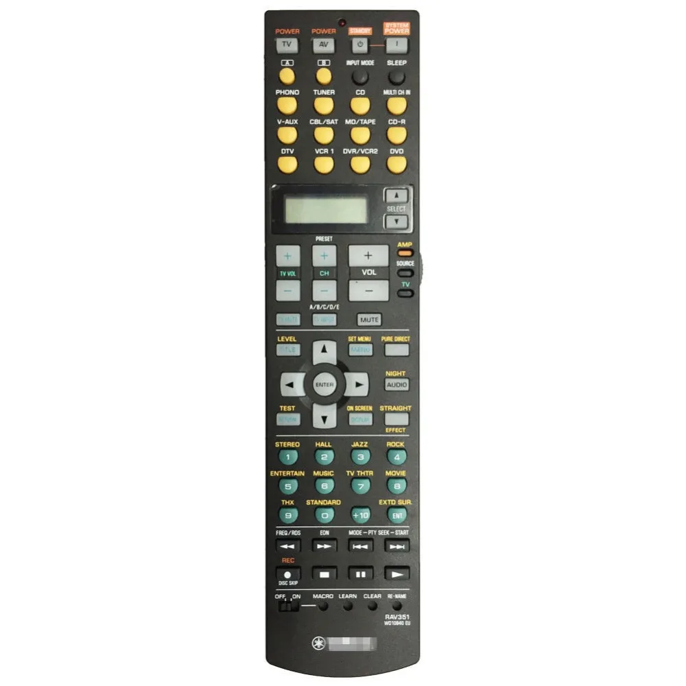 Новый оригинальный пульт дистанционного управления RAV350 RAV351 WD10840 ЕС suitabl для Yamaha htr