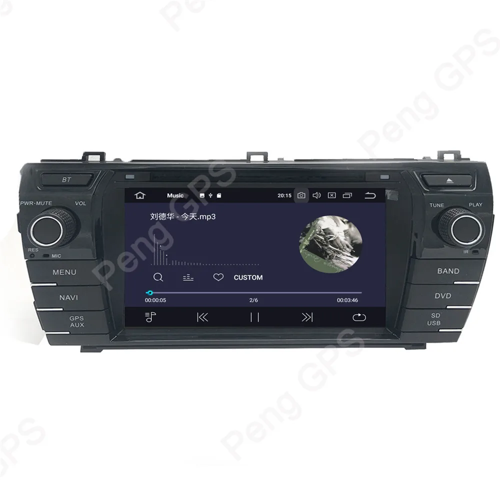 4G+32G Octa Core 2 Din Stereo Android 9.0 Car Radio for Toyota corolla 2013-2016 GPS Navigation CD DVD Player Bluetooth | Автомобили и