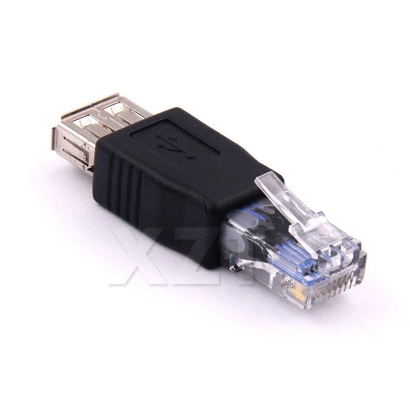 Переходник со штекера RJ45 на гнездо USB 2 0 AF A|network cable|cable ethernetusb 2.0 af |