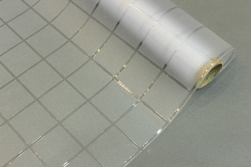 45 см * 2 mPVC Стекло окна самоклеящиеся Плёнки клетчатый Дизайн Стикеры для гостиной