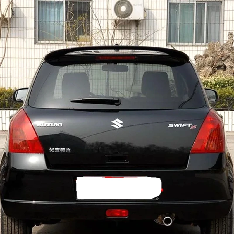 Для Suzuki Swift 2007 2008 2009 2010 2011 2012 2013 ABS багажник спойлер задний машинный украшение в виде хвостового крыла