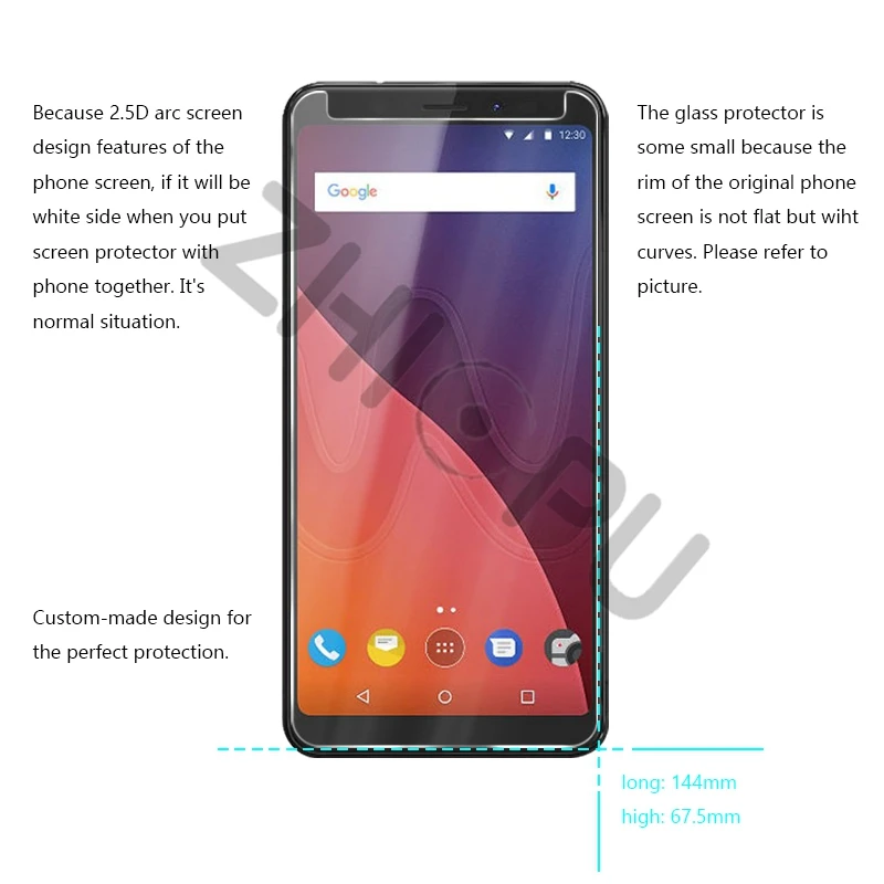 5 шт./лот закаленное Стекло для Wiko вид Экран протектор Защитная пленка | Мобильные