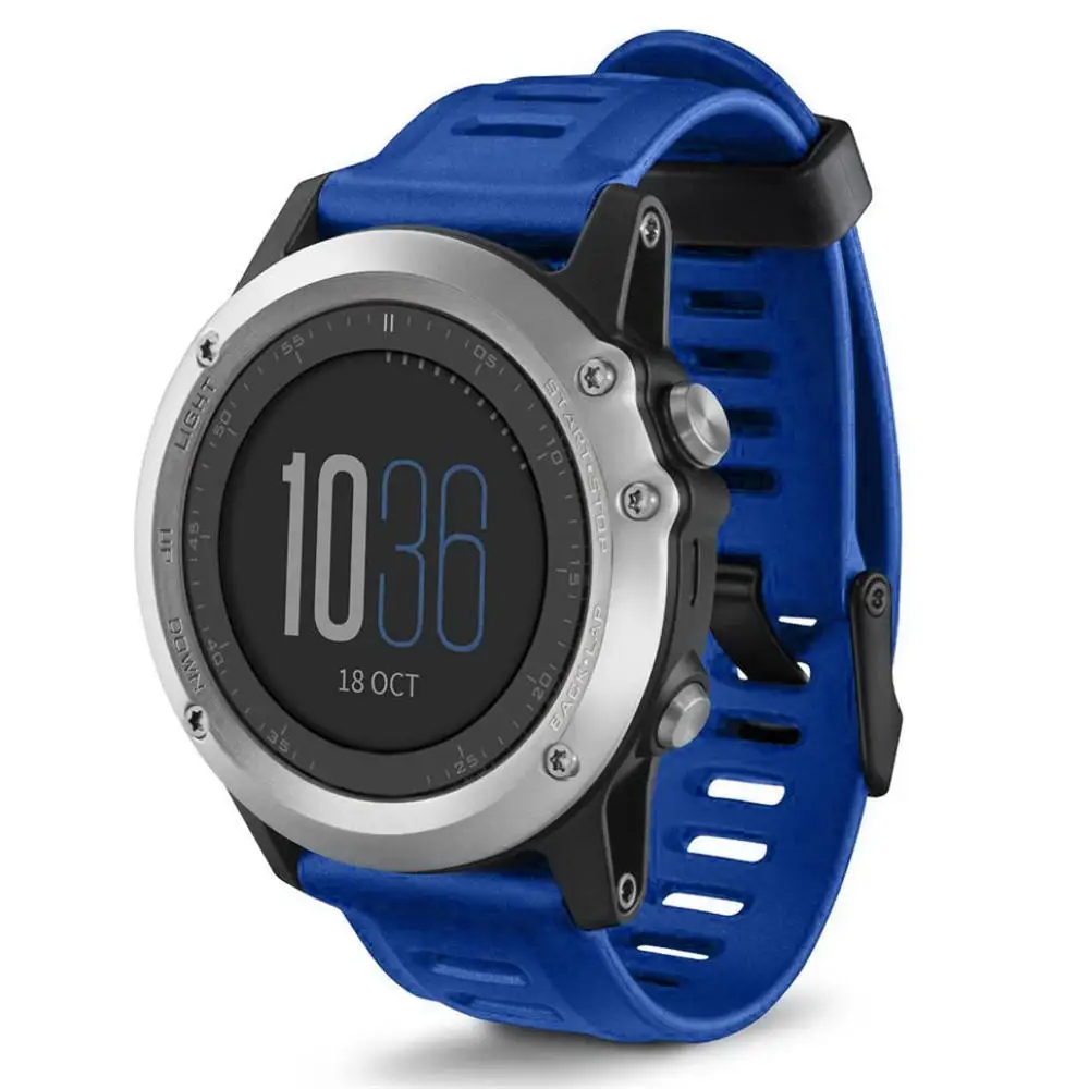 New26 мм ширина ремешок для часов Garmin Fenix 3 ремешок с инструментами Спорт на открытом воздухе силиконовый ремешок для часов Garmin Fenix 3HR/Fenix 5X Plus