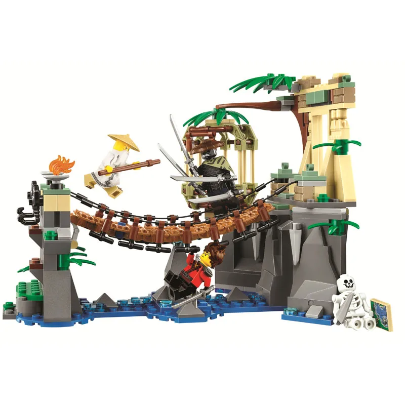 2018 Новый совместим с Legoe лего Ninjagoe грохочущий фехтовальщик Дракон Кузница