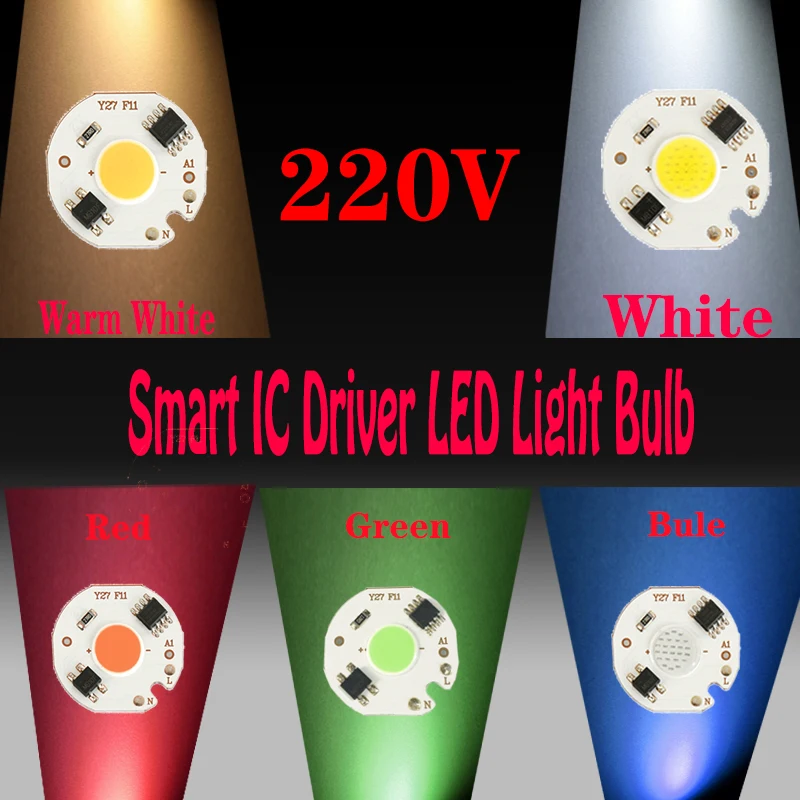 Чип лампы белый/теплый белый умный IC драйвер прямой чип питания светодиодный для