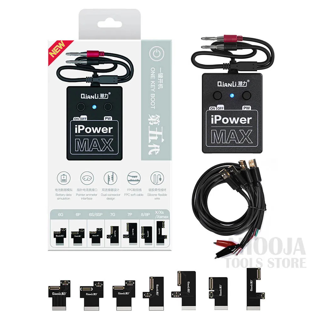 Новейшая линия управления для iphone i power Pro a Key Boot для iphone X 8P 8G 7P 7G 6SP 6S 6P 6G Тестовый Кабель для контроля питания постоянного тока