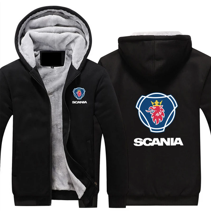 Высококачественная Мужская куртка худи SCANIA зимнее пальто для мужчин