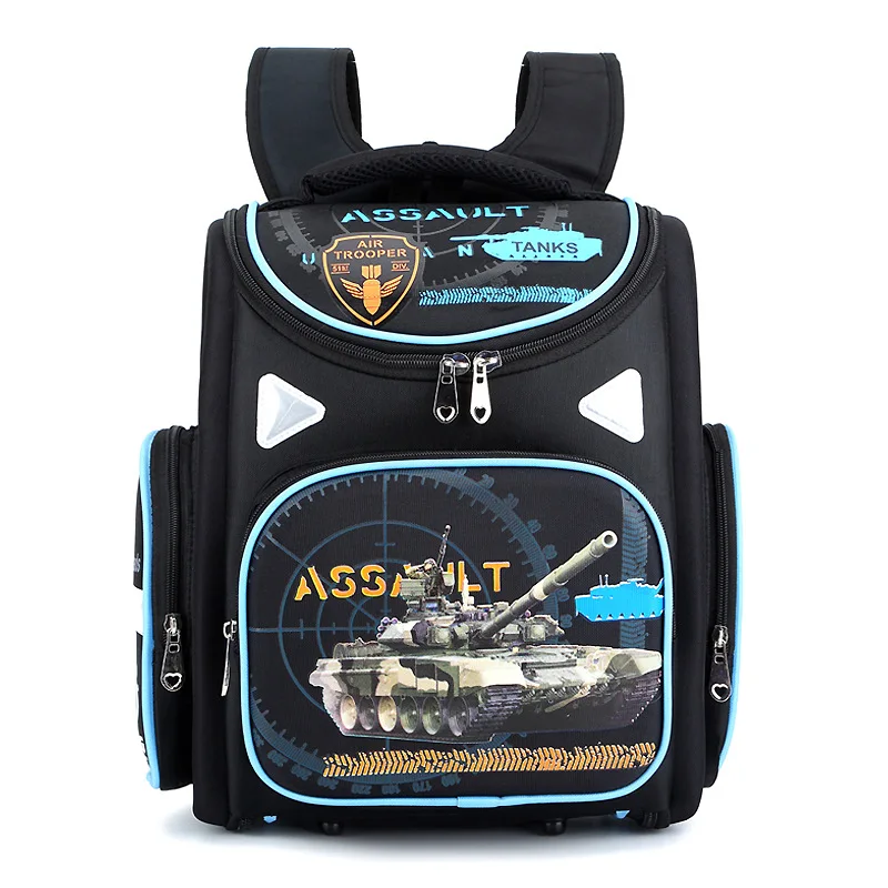 2018 детские школьные сумки Детский рюкзак с животным принтом ортопедические