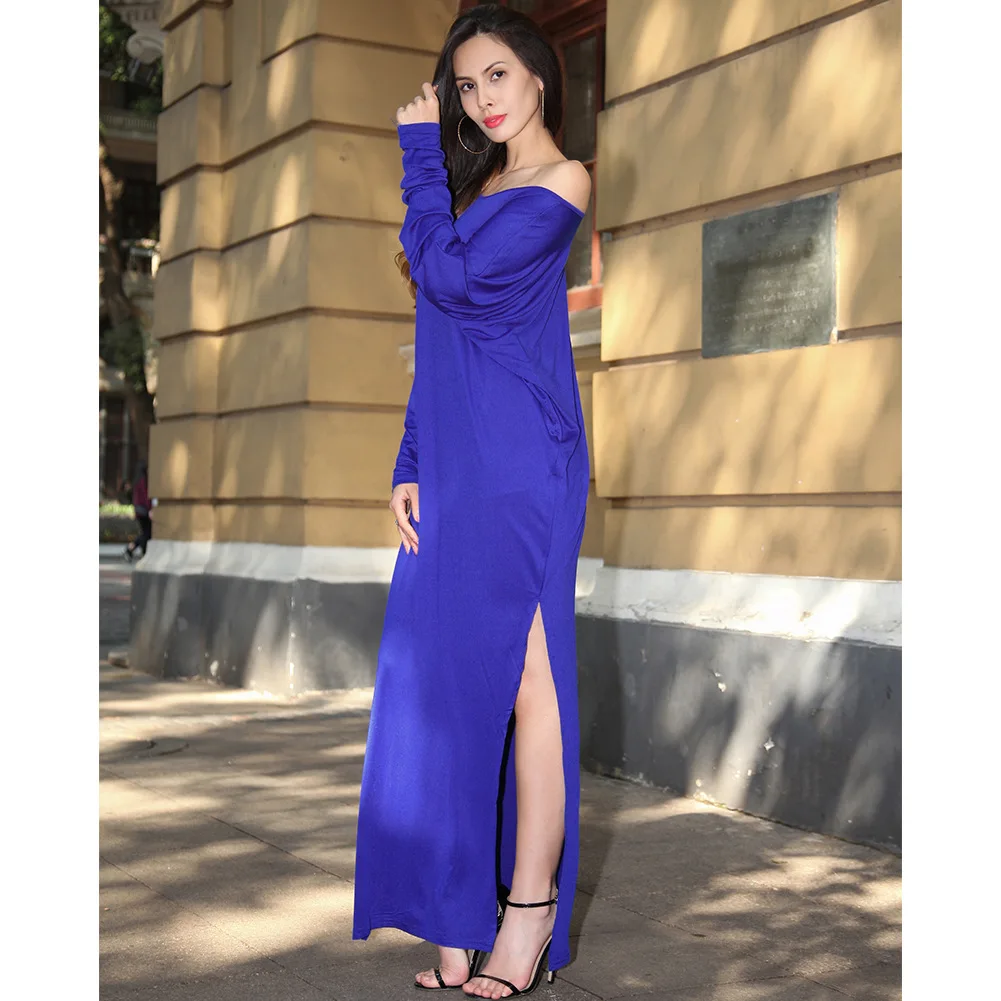 Весна 2020 новые женские платья сплошного цвета свободные без бретелек Косой