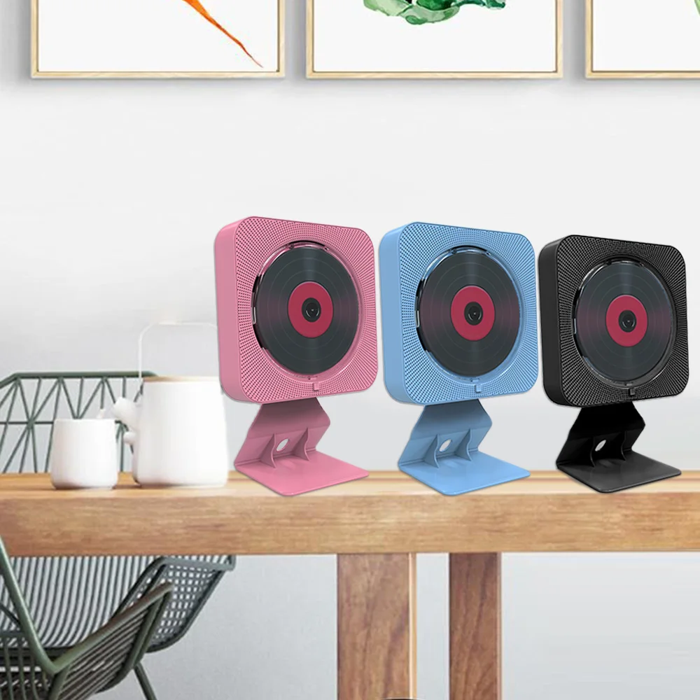 AV порт dvd-плеер портативный настенный Bluetooth HiFi CD музыкальный плеер с пультом дистанционного управления fm-радио Бумбокс настольная подставка