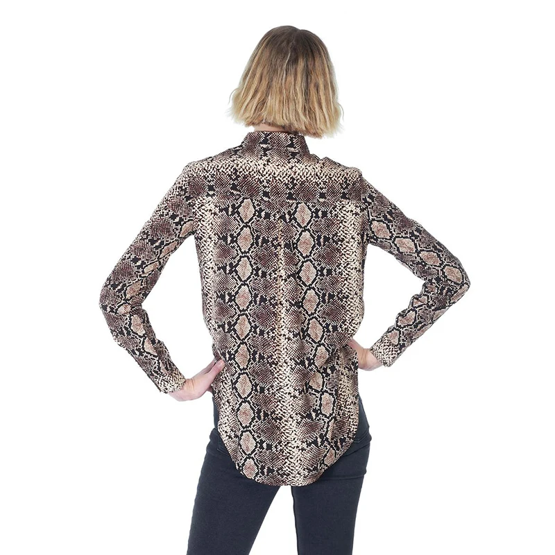 ALCOTT 2019 лето новый женский деловой Повседневный серпантин принт отложной